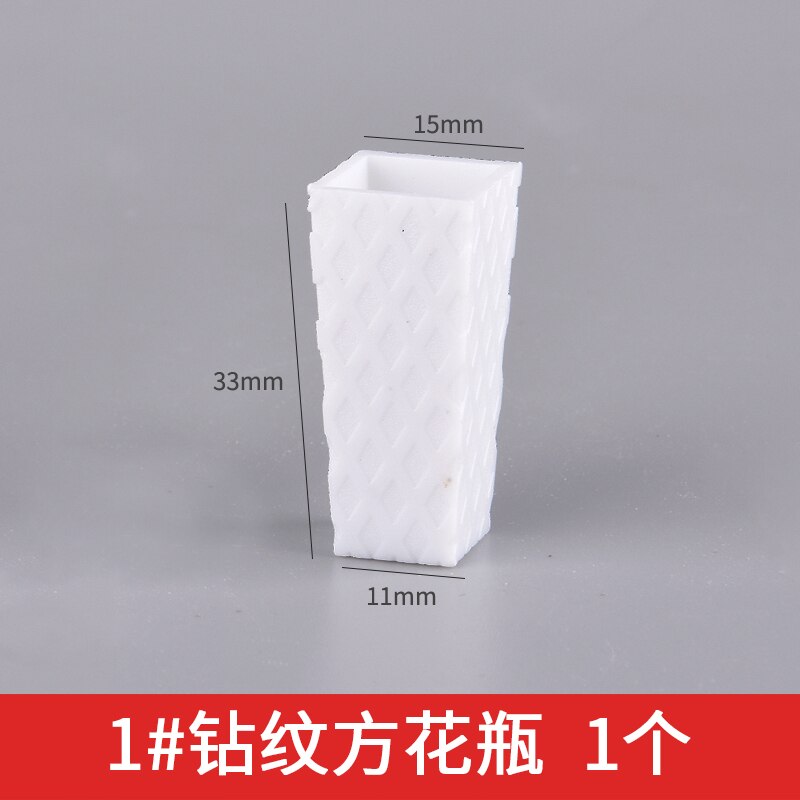 10 stk plast model vase bygge model materiale gør-det-selv sand bord gør mikro landskab matchende: 33mm type 2