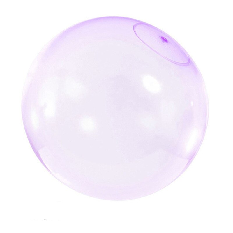 120cm holdbare boblebold oppustelige sjove bolde fantastiske rivefaste super wubble boblebold oppustelige udendørsbolde på lager: Lilla