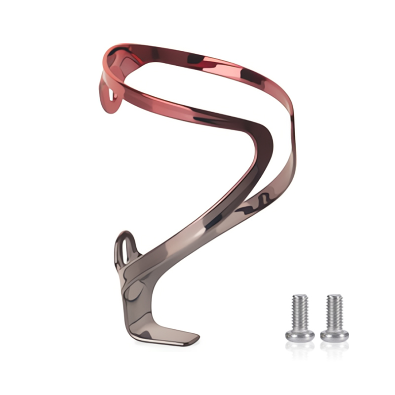 Cykel vattenflaskhållare mtb ultralätt aluminiumlegering för mountainbike racercykel cykling flaskhållare cykeltillbehör: Gul
