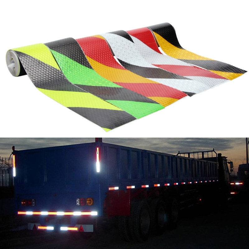 Luxury PVC Safety Reflective Warning Tape Conspicuity Film Sticker Multicolor 3M