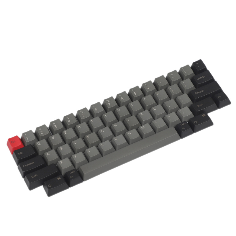 Top-printed Blank OEM Profile Cherry Profile PBT Keycaps For HHKB Layout MX Switches Mechanical Keyboard: GRAY