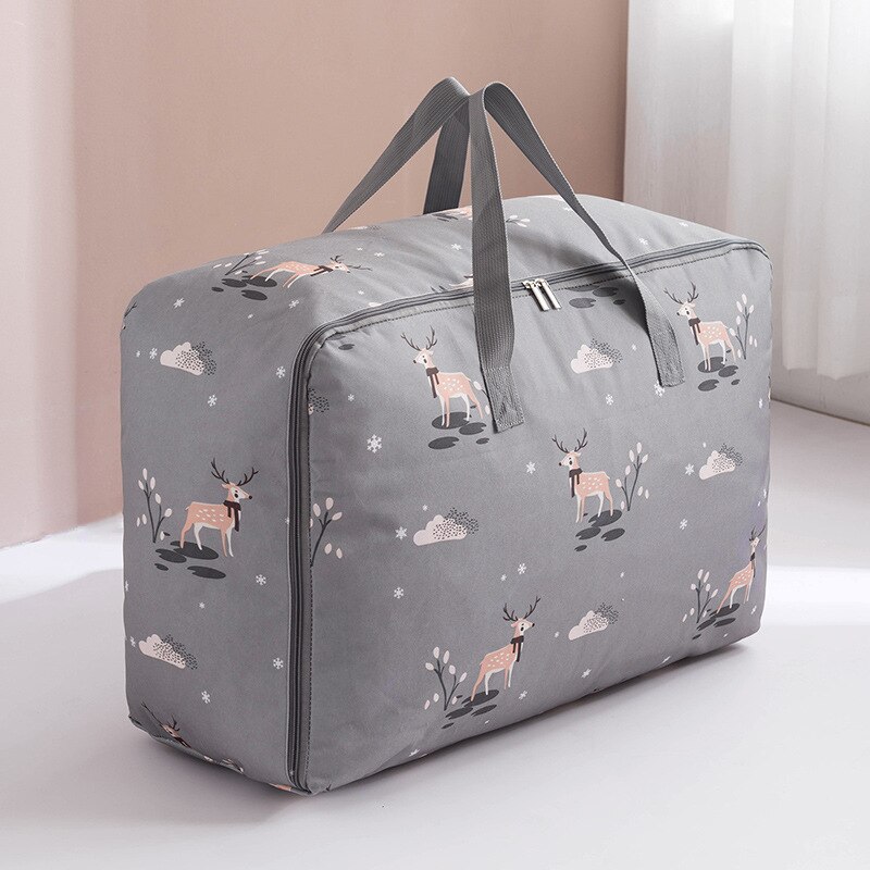 Sacs de rangement pliables pour vêtements, couverture imprimée, sacs de rangement pliables pour couettes, couettes, sacs anti-poussière, placard de voyage, organisateur résistant à l'humidité