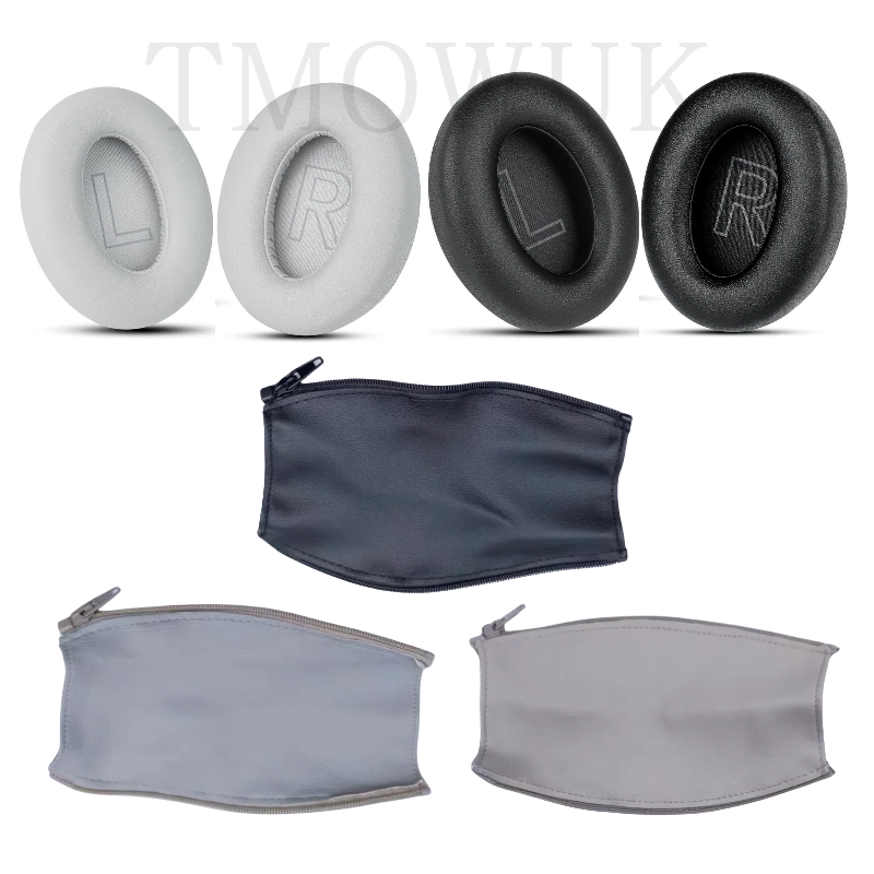 Almohadillas para los oídos Anker Soundcore Life Q10 Q20 Q30 Q35 auriculares de repuesto cojín de espuma suave almohadilla de esponja orejeras de cuero
