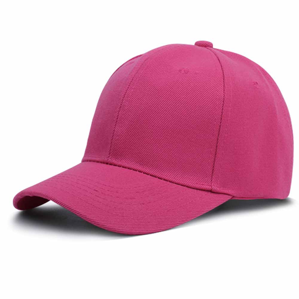 Gorra de béisbol deportiva de Color sólido de verano para mujer, gorras de béisbol Unisex ajustables, gorras de béisbol familiares para el sol, sombrero de Hip-hop, gorras al por mayor