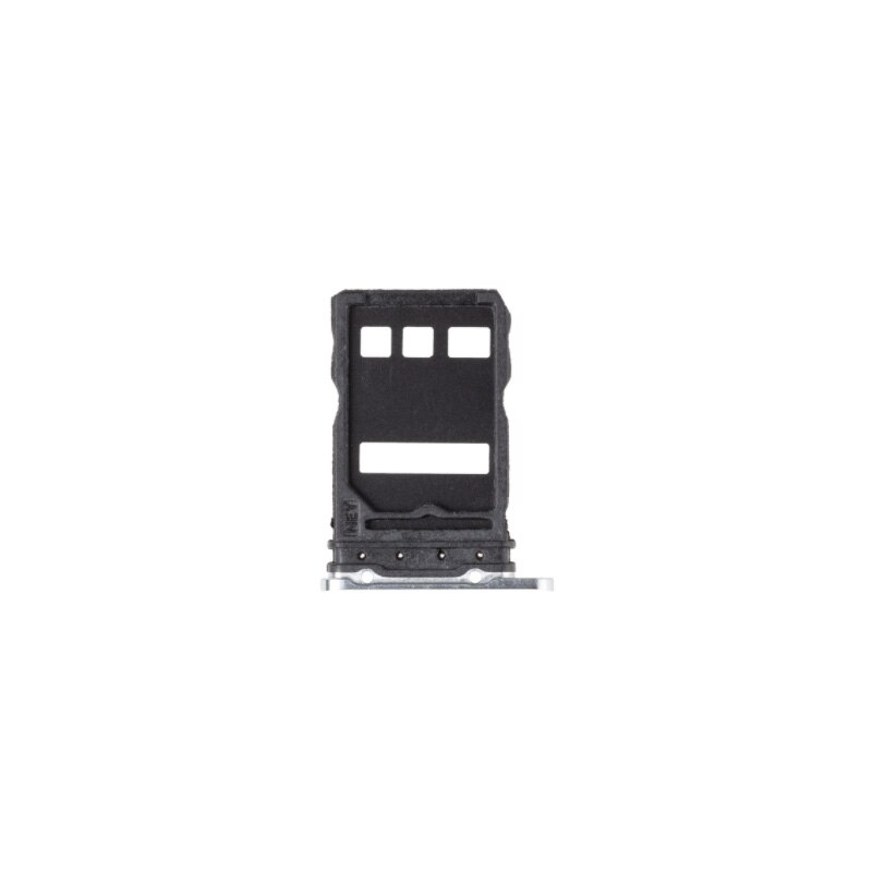 Vervanging Voor Huawei P40 Pro Sim Card Tray Slot Houder Adapter Socket Reparatie Onderdelen ELS-NX9, ELS-N04: Silver