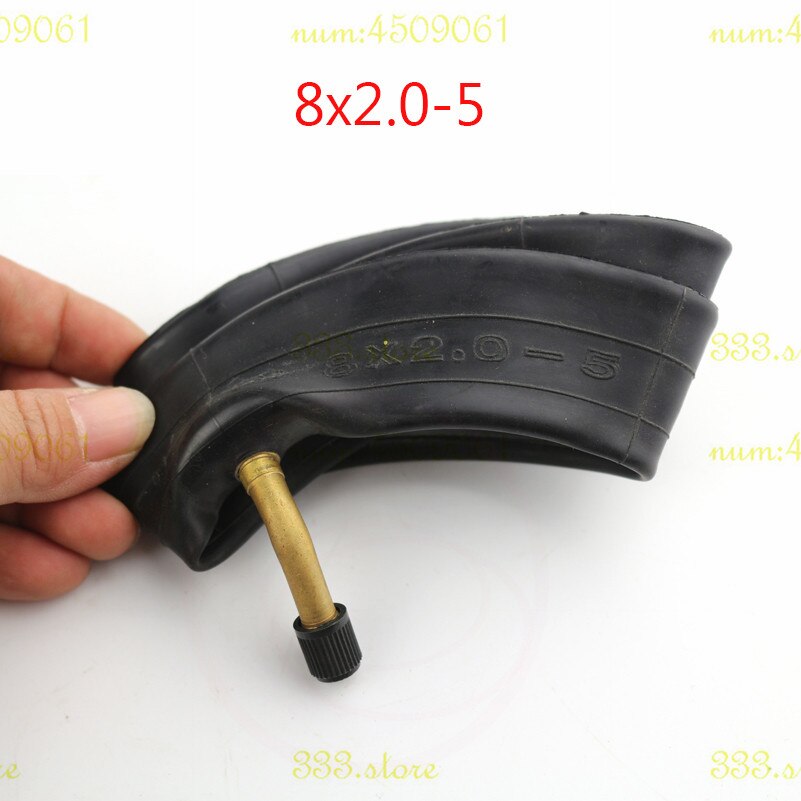 8x2.00-5 pneumatic inner tube 8X2.0-5 Inner tire With Bent Valve Suits Electric scooter baby trolley
