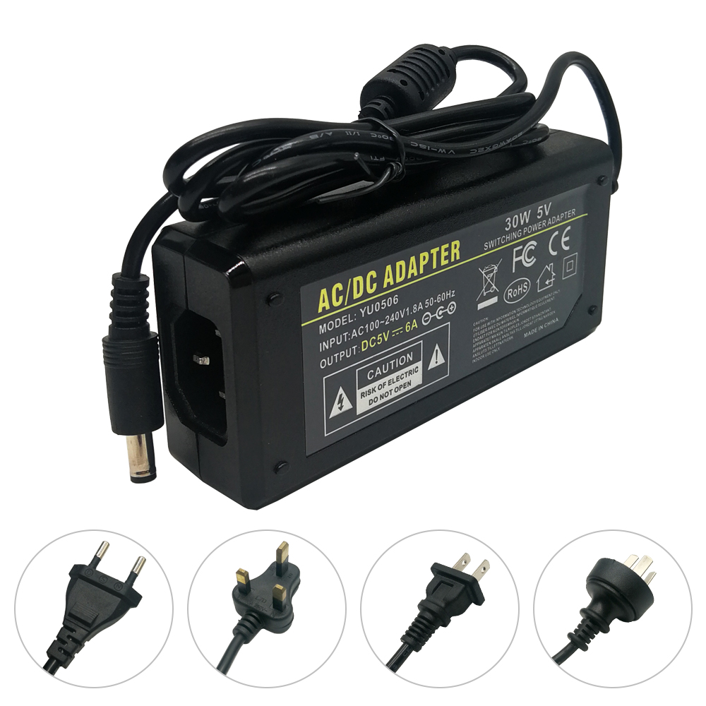 DC5Volt Led Power Supply Switch Transformer 2-10A AC220V Adapter For WS2812B WS2813 SK6812 Individually Addressable Strip Light
