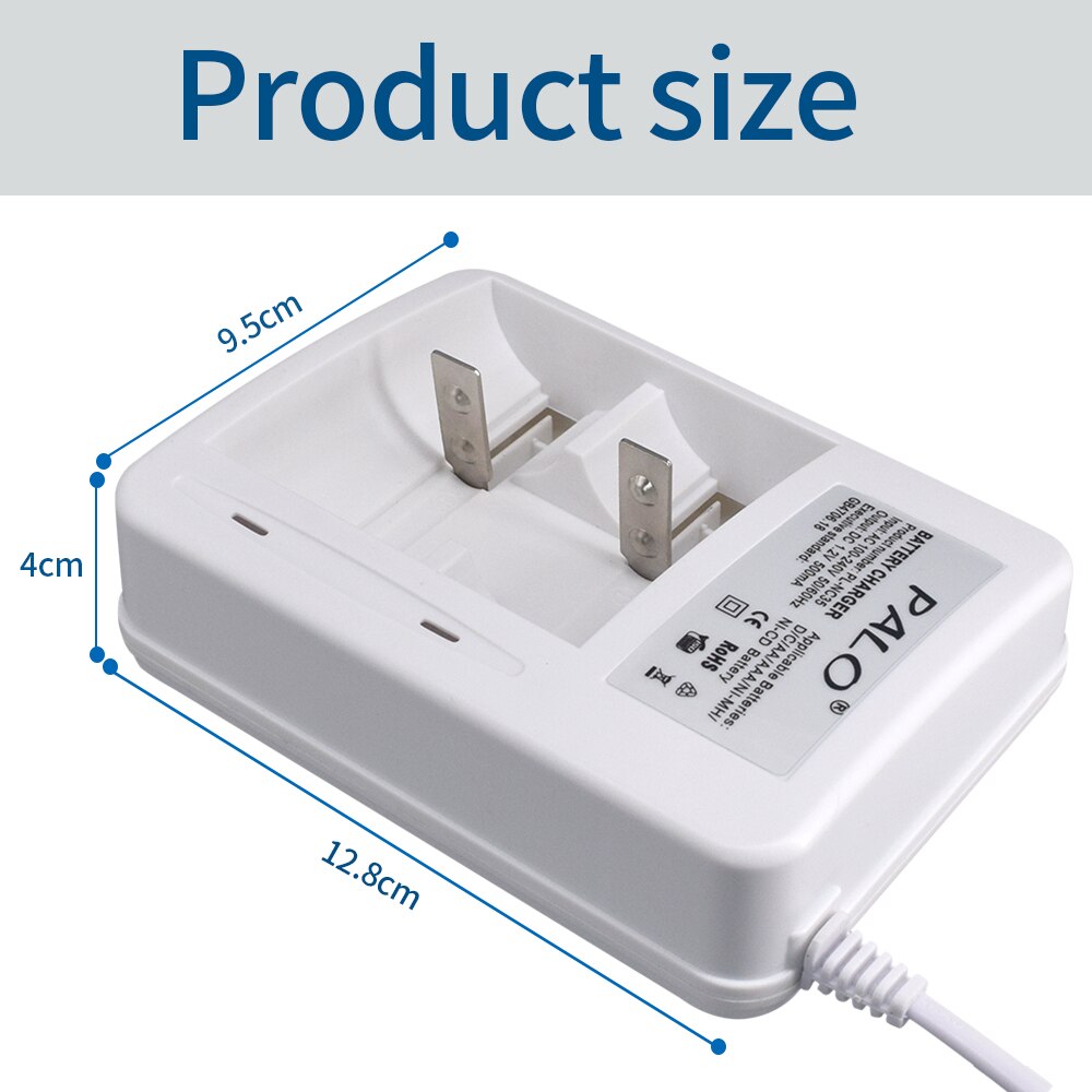 4 stuks C 1.2V 4000mAh oplaadbare batterij C type ni-mh hoge capaciteit huidige batterijen + smart charger voor AA AAA C D