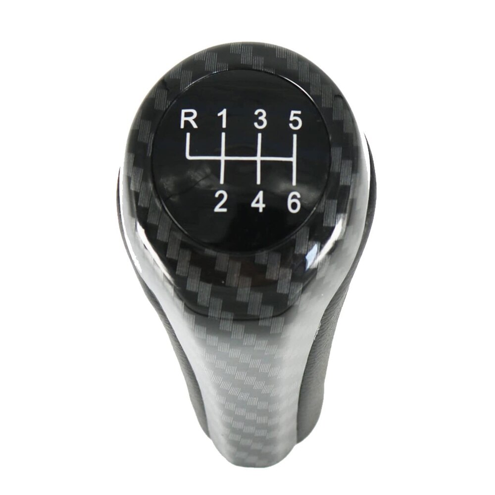 Carbon Fiber Color Gear Shift MT Shifter Knob for BMW M 1 3 5 6 E46 E53 E60 E61 E63 E65 E81 E82 E83 E87 E90 E91 E92 X1 X3 X5