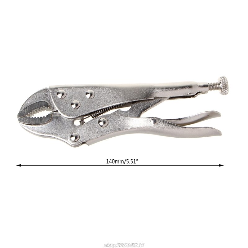 5 Inch Locking Pliers Ground Mouth Straight Jaw Lock Vise Grip Clamp Hand Tools JY10 21