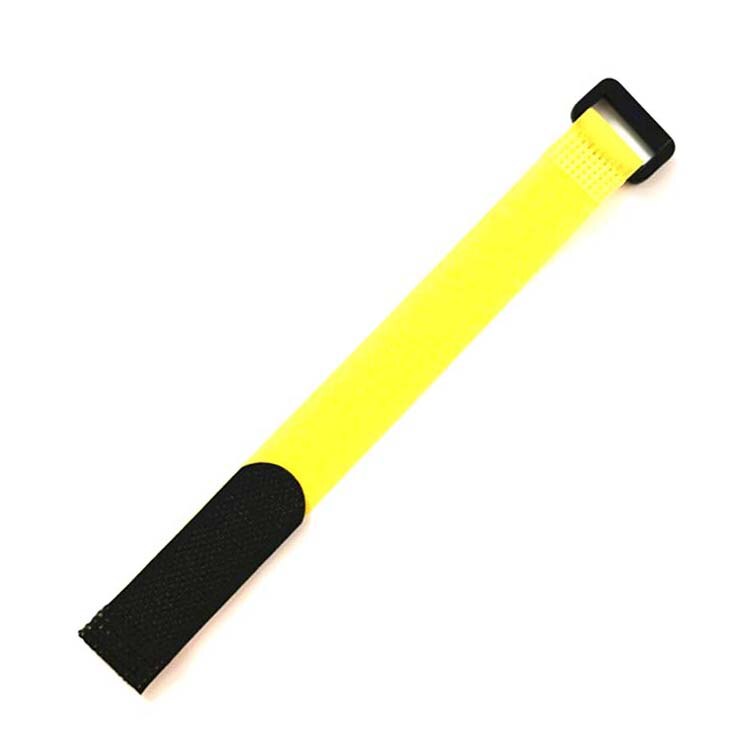 10 Stks/partij 2Cm * 20Cm Nylon Reverse Gesp Klittenbandsluitingen Magic Haak Klittenband Kabelbinders Velcroing Band Sticky lijn Afwerking: Yellow