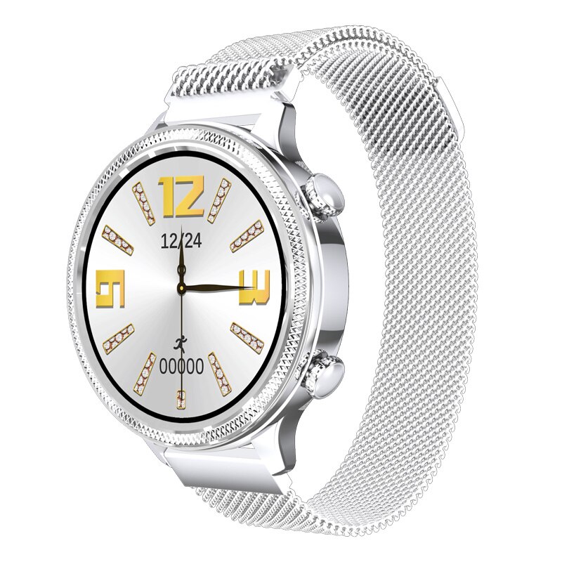 696 H1 Women Smart Watch Bracelet Wristband Heart Rate Blood Pressure Smartwatch Watches Fitness HM3 Tracker Women Female Clock: Silver