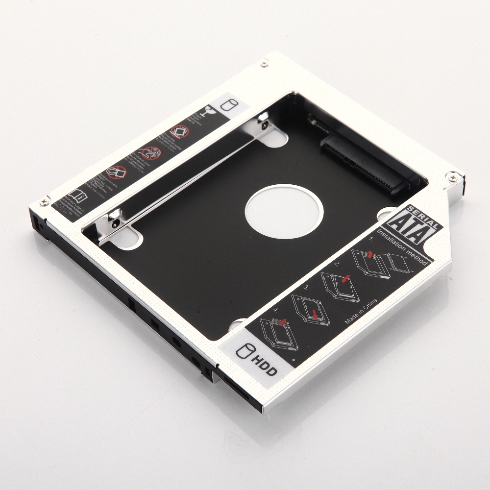 12.7mm 2nd HDD SSD Hard Drive Optical bay Caddy Frame Adapter for HP ProBook 6360b 6360t 6570b 6575b 6560b 6565b 6930p