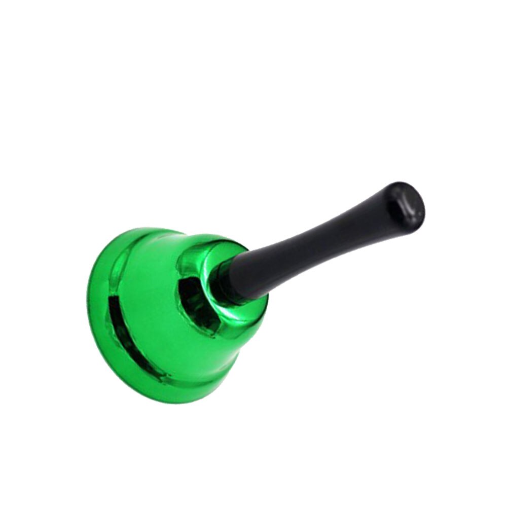 1Pc Metal Hand Bell Portable Durable Handbell Hand Percussion Bells Musical Instrument Blue