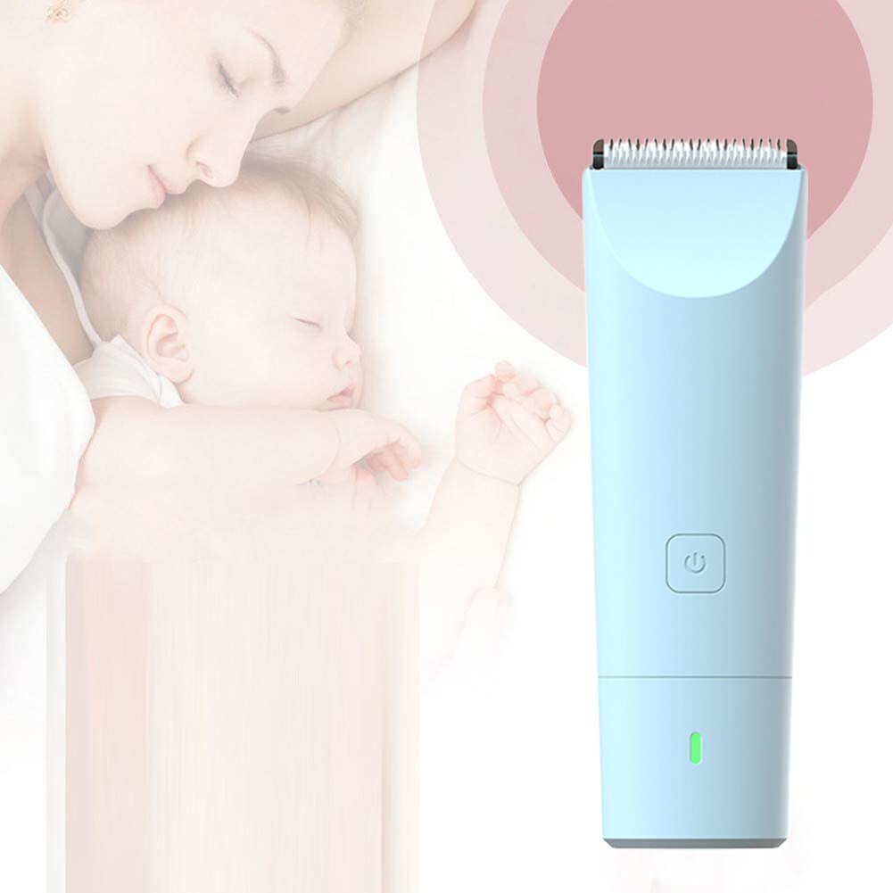 Cordless Toddler IPX7 Waterproof Salon Home Ultra Quiet Trimmer Rechargeable Baby Hair Clippers Kit Safety ABS