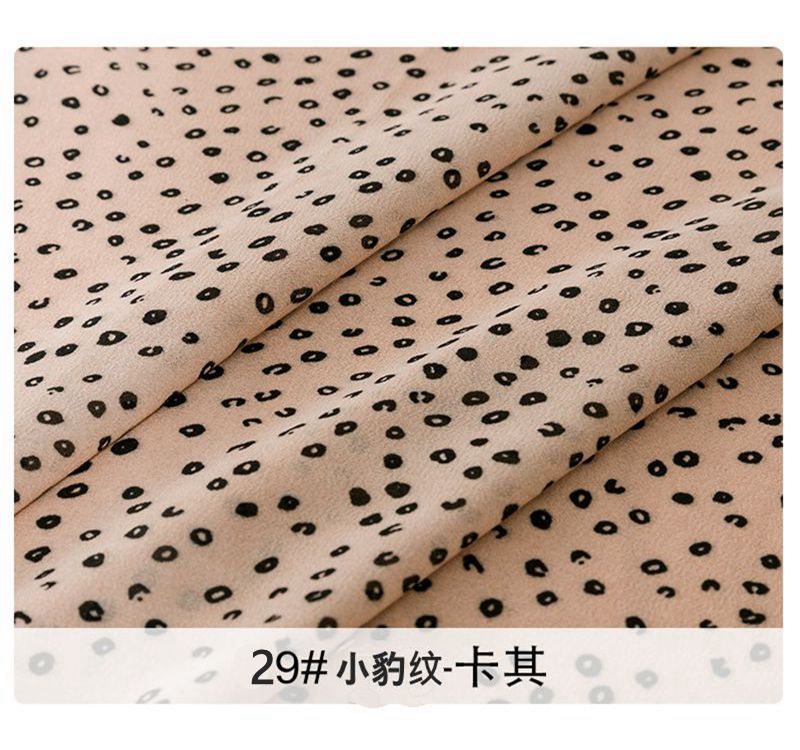 0.5 metros tecido chiffon floral barato ver embora tecido de impressão para vestuário e diy chiffon vintage: 29