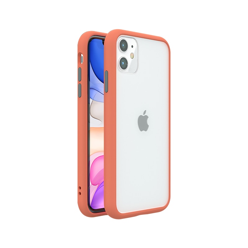 SUAIOCE Shockproof Bumper Transparent Silicone Phone Case For iPhone 11 Pro Max Soft TPU Back Cover For iPhone X XS Max XR Case: For iPhone XS Max / Orange