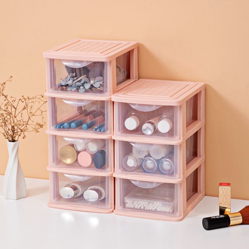 Drawer Organizer Desktop Storage Box Office Finishing Dormitory Stationery Storage Cabinet Makeup Cosmetics Sundries Organizer