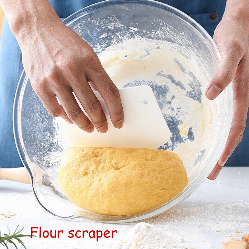 Bread Baking Tool Set Bread Scraper Dough Whisk Dough Scraper for Bread Cake Pizza Health99