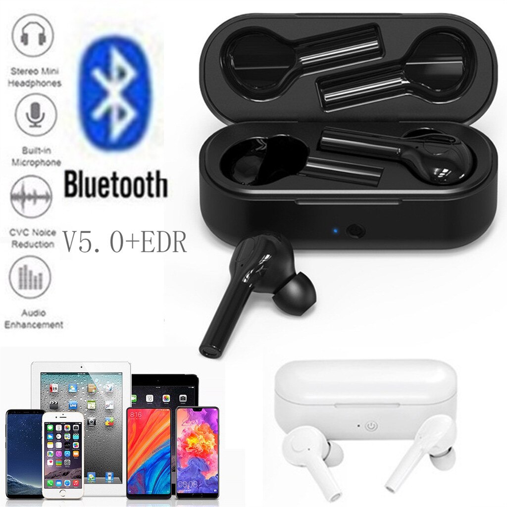 Auriculares duales Bluetooth 5,0 para Huawei Honor FlyPods Bluetooth 5,0, auriculares inalámbricos para Huawei Honor FlyPods