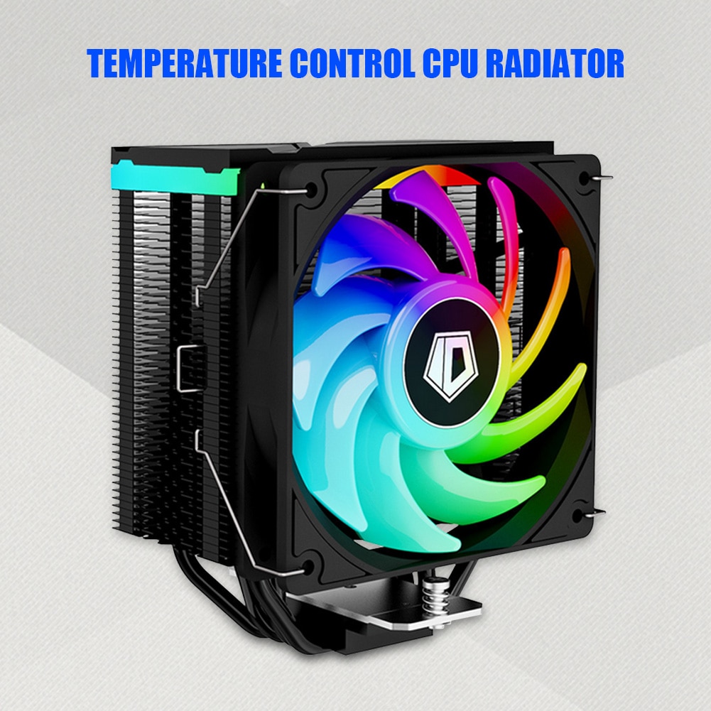 ID-COOLING SE-234 ARGB CPU Cooler Fan 4 Heat Pipes Cooling Heat Sink Radiator for Computer Case Chassis