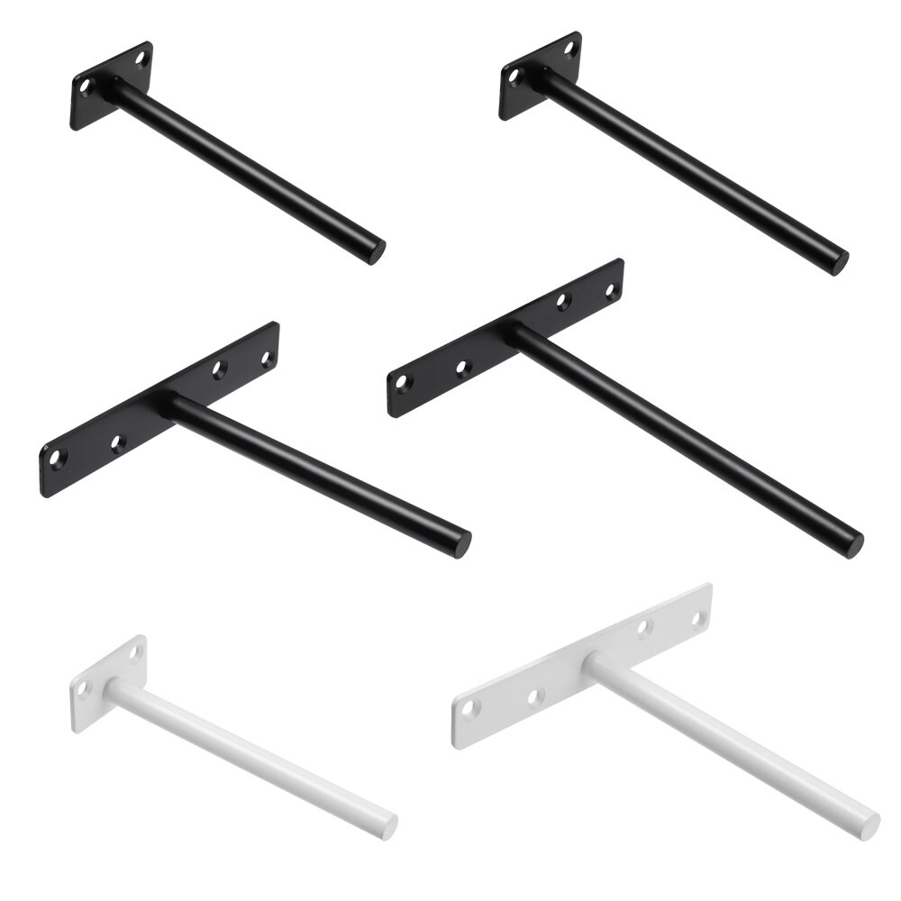 T Shape Shelf Bracket Wall Shelves Supports Metal Brackets Concealed Shelf Brackets Floating Hidden Screw Mounting Plate