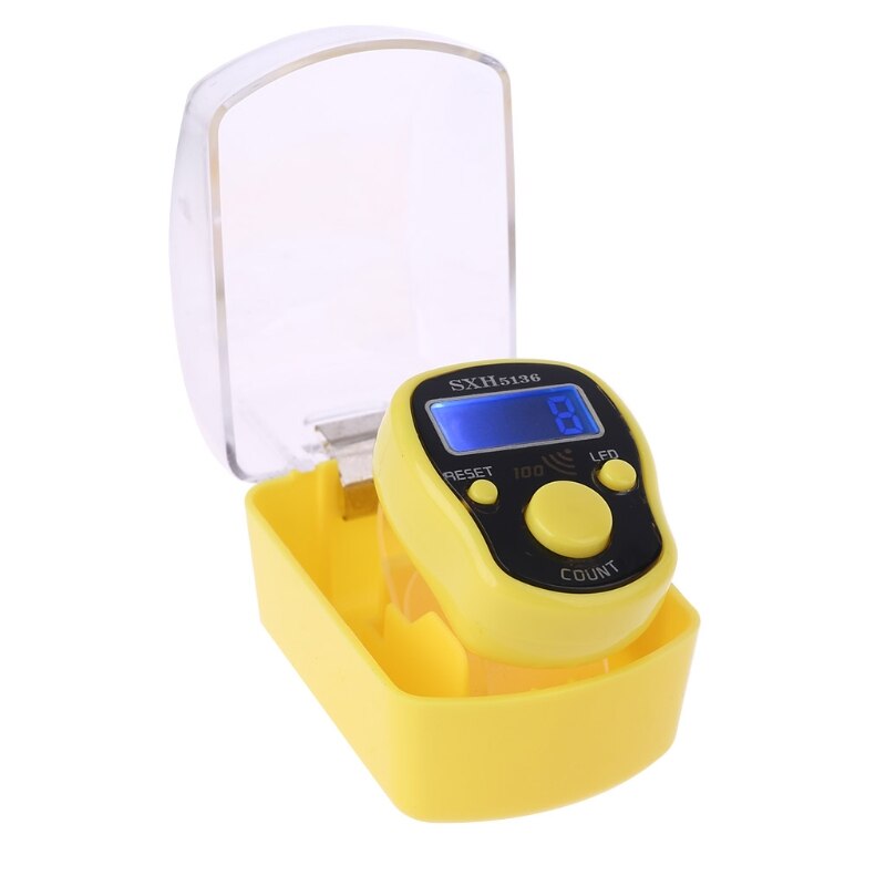 Portable Wrist Digital Electronic Counter with LED Light and Sound Finger supports reset Tool: GD