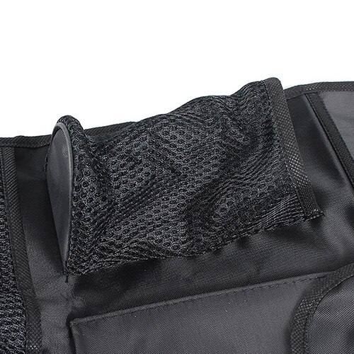 Práctico organizador de asiento trasero de coche bolsa de almacenamiento multibolsillo