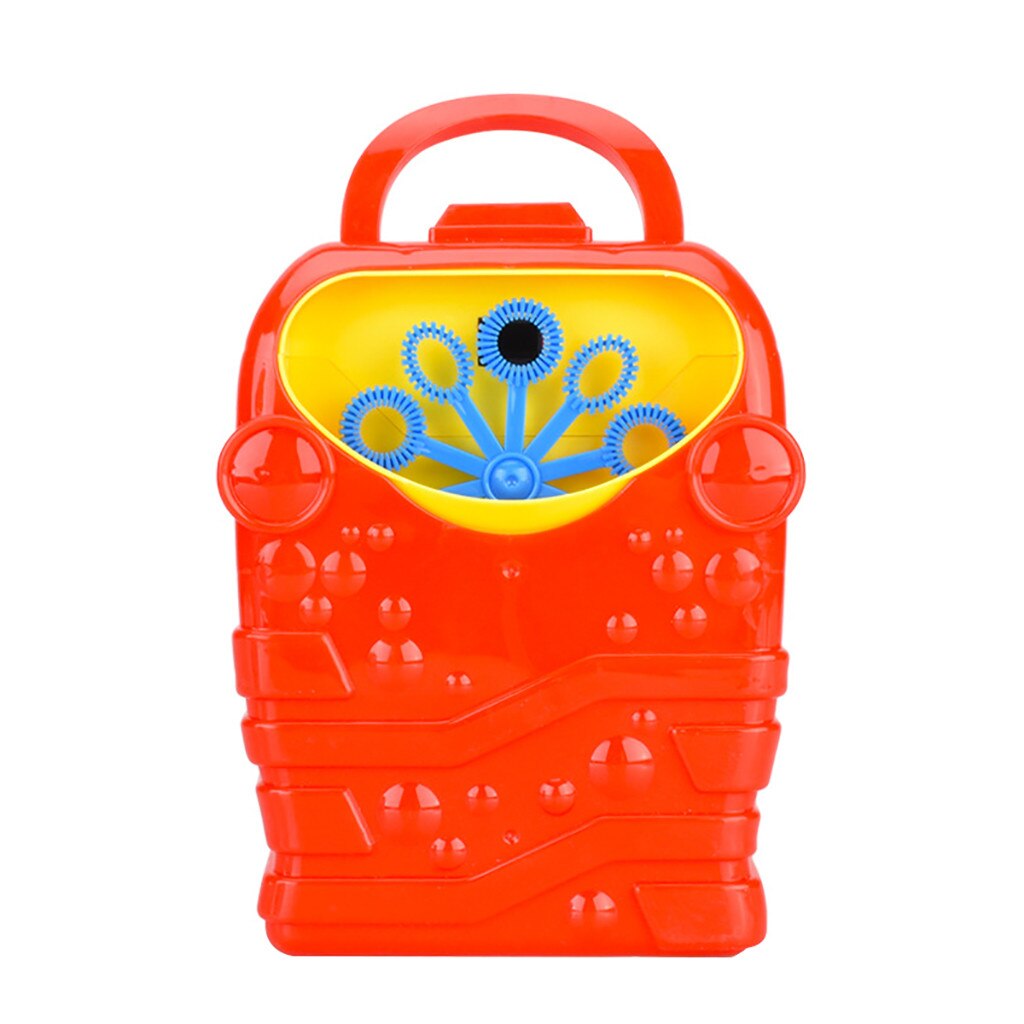 blasiert Maschine freundlicher dauerhaft Automatische blasiert Gebläse draussen Spielzeug für Mädchen Junge freundlicher drinnen Spielzeug Seife Ballons blasiert Spielzeug #: Rot