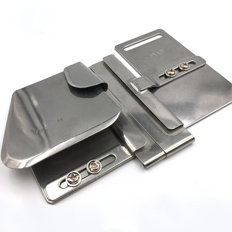 Industrial sewing tools,zipper installation,zipper positioner,efficient auxiliary tools,single needle machine accessories: Fold width  6mm