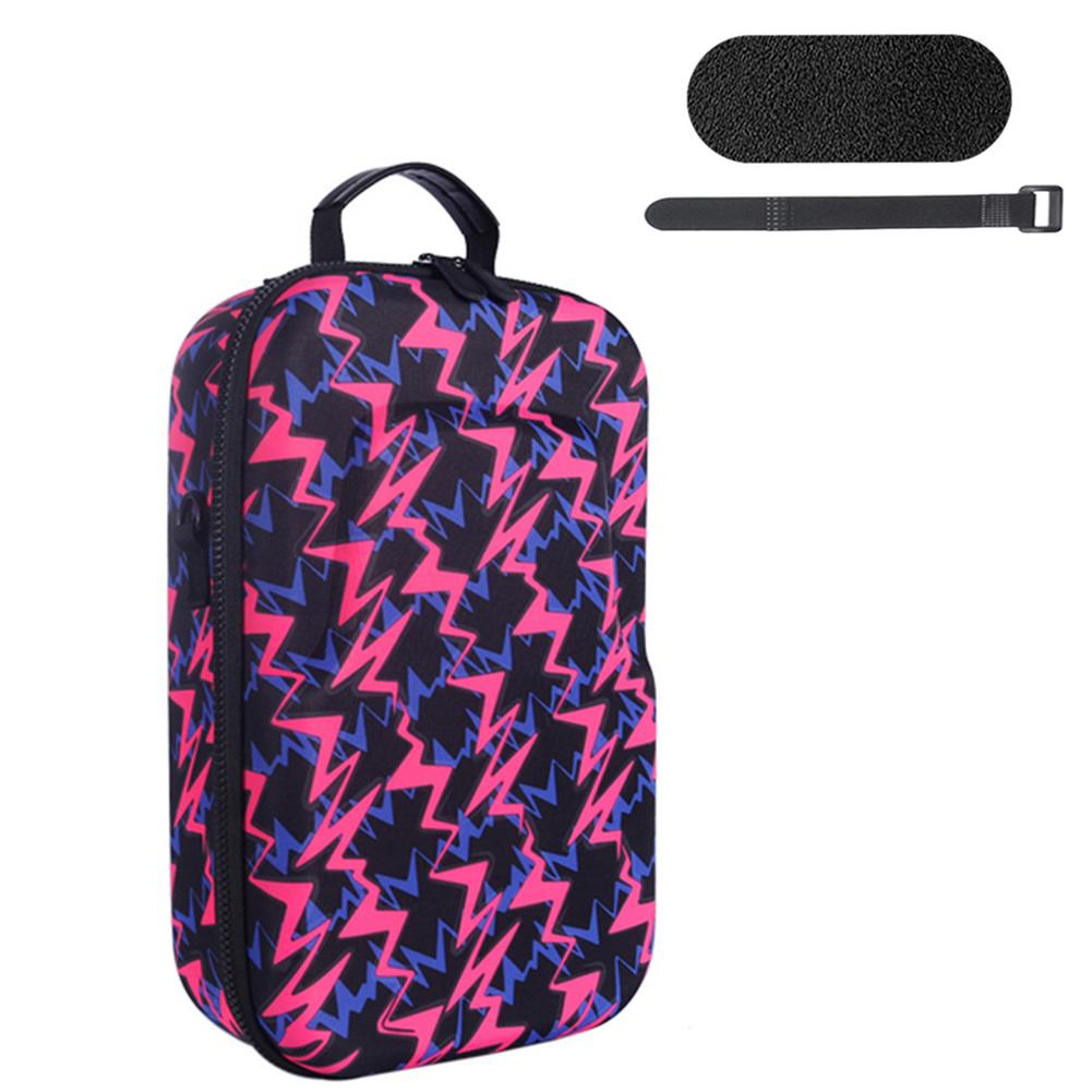 Vr acessórios para oculus quest 2 vr fone de ouvido duro eva viagem bolsa de transporte caixa armazenamento portátil para oculus quest 1/2 vr: Hot Pink