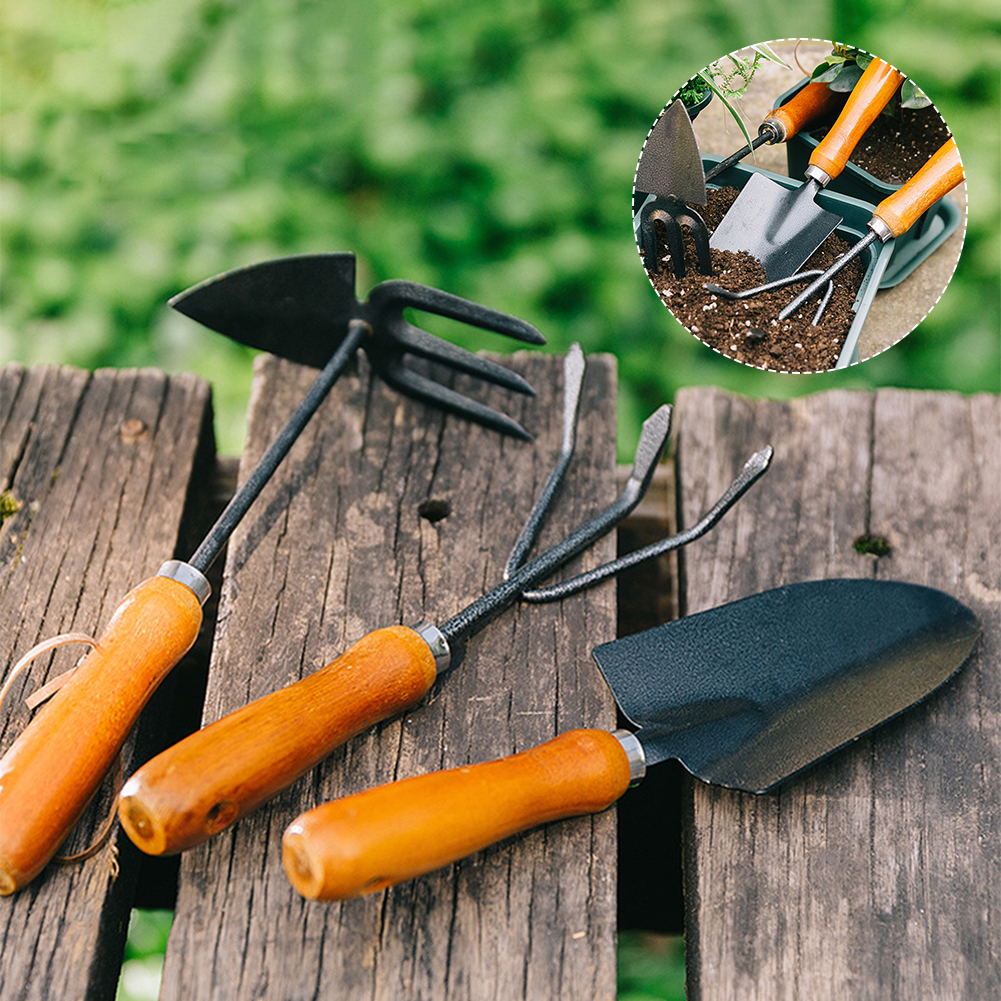 Mini Tuingereedschap Draagbare Kleine Hark Schop Tuin Hand Tool Voor Ingemaakte Succulent Bloemen Zaailingen Voor Vrouwen Mannen