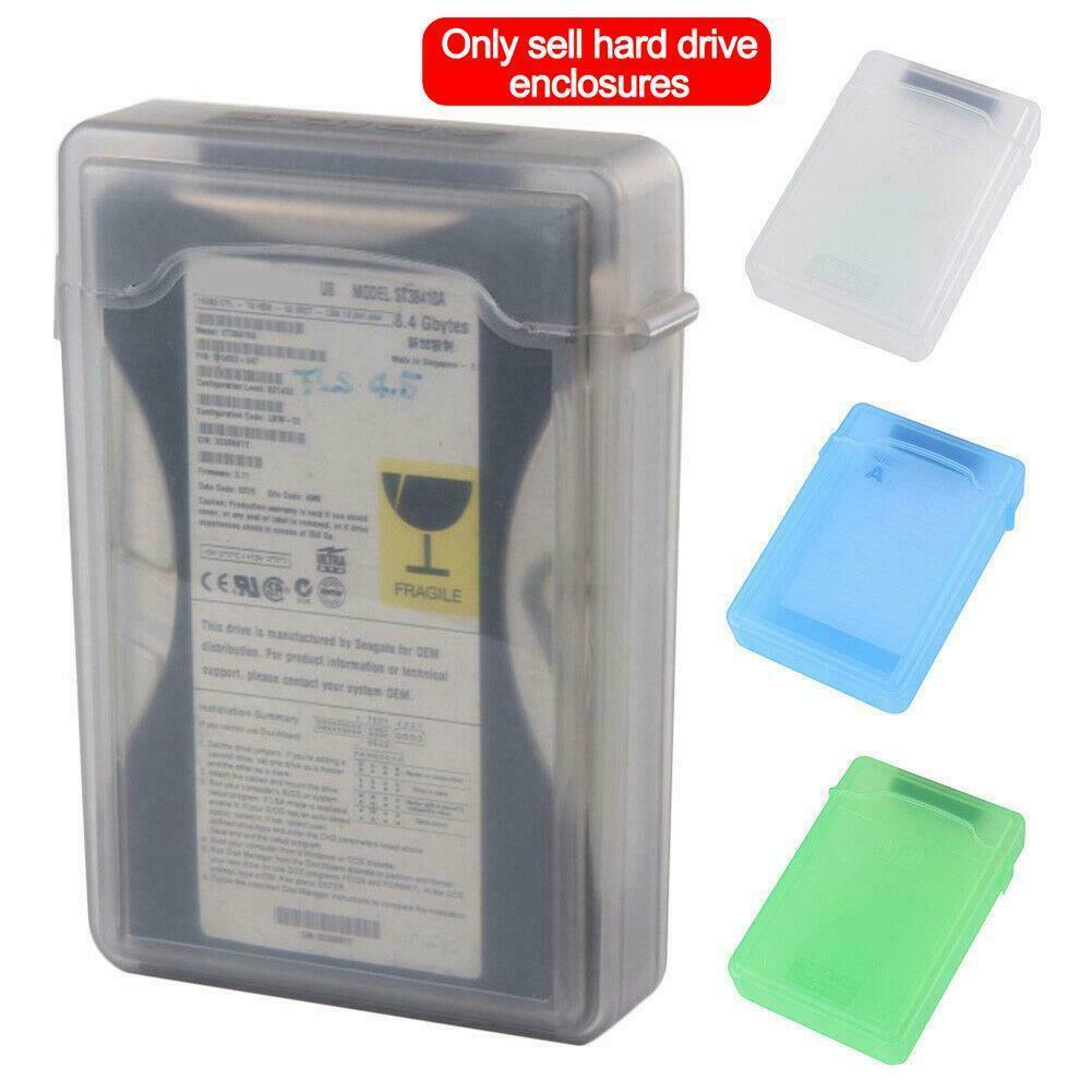 3,5 zoll Farbe Festplatte Schutz Kunststoff Kasten Festplatte Tasche Schock-nachweisen Festplatte Sitz PP Kompression fest disk Lager Kasten