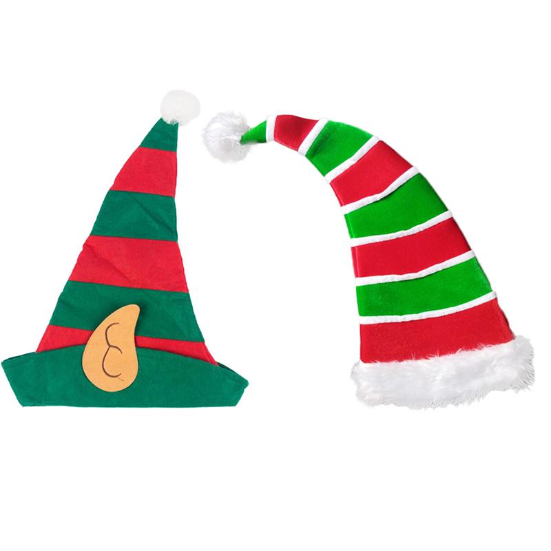 2pcs Christmas Elf Hats Funny Christmas Hats for Adults Christmas Party Hats