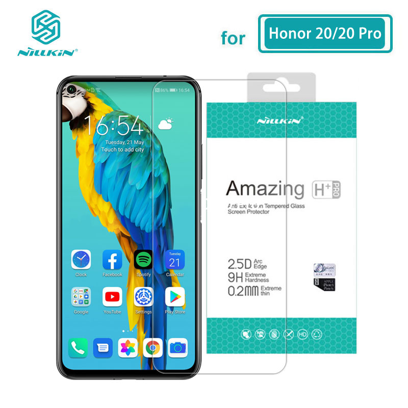 Huawei Honor 20 Gehard Glas Nillkin H + Pro 0.2MM 2.5D Arc Screen Protector Glas voor Huawei Honor20 Honor 20 Pro 20S Nova 5T