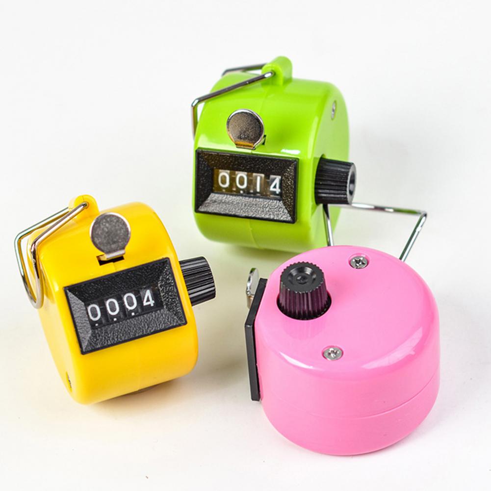 Metal Hand Tally Counter Clicker with 4 Digit Display No Battery Required Portable Mechanical Clicker Counter Sports Supply 만보기