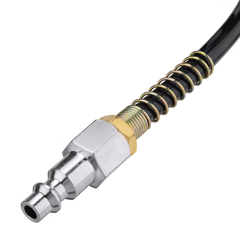 1pc Length 7.5m Air Compressor Hose Quick Coupler Recoil Pneumatic Airline Compressor Spring Tube Coil Tools 200 PSI Fittings
