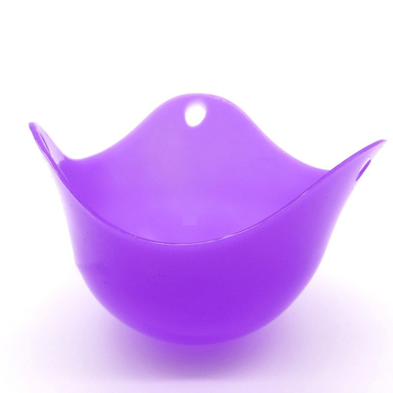 4 Pcs/Set Silicone Egg Poaching Cups With Ring Standers Eggs Cooking for Microwave Stovetop Home Accessories