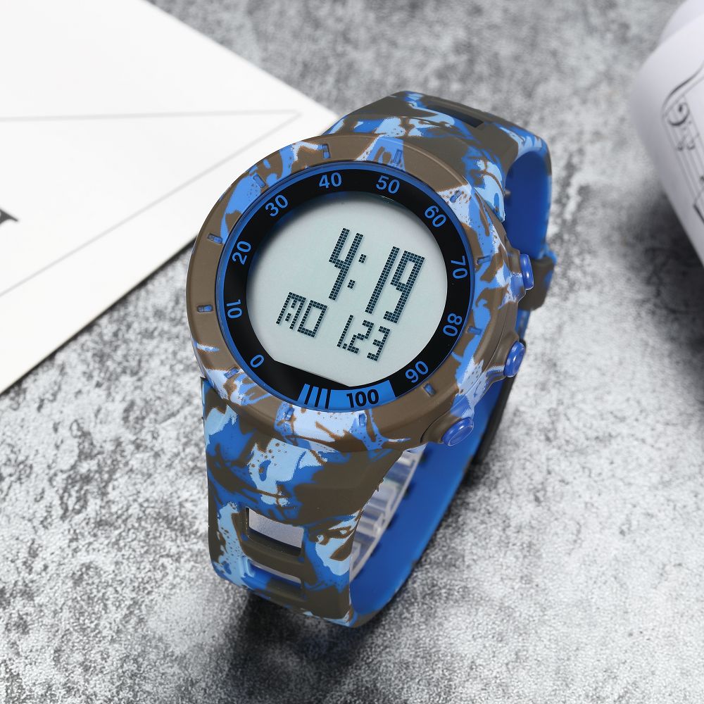 Red Digital Watches Men Women Outdoor Waterproof Electronic LED Wristwatch Unisex Lover Sport Clocks relogio feminino: Blue watch