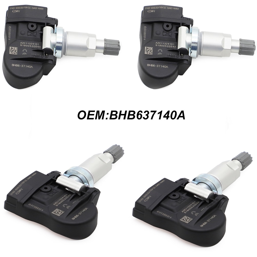 4-Pack 433 Mhz Tpms Bandenspanning Sensor Voor Maz... – Grandado