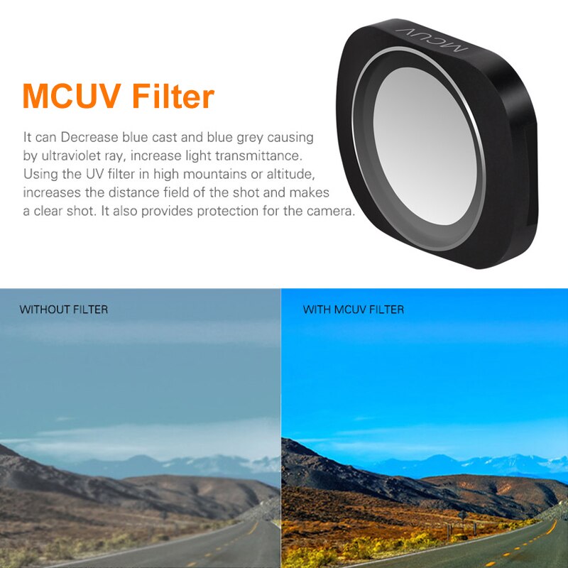 MCUV CPL NDPL ND64-PL ND32-PL ND4 ND8 Camera Lens Filter Kit for DJI OSMO POCKET Gimbal Accessories DJI OSMO Pocket Filter