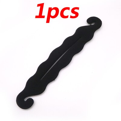 1pcs Vrouwen Magic Foam Sponge Hairdisk Haar Apparaat Donut Quick Messy Bun Opgestoken Haar Clip Haaraccessoires Styling gereedschap: Style 1