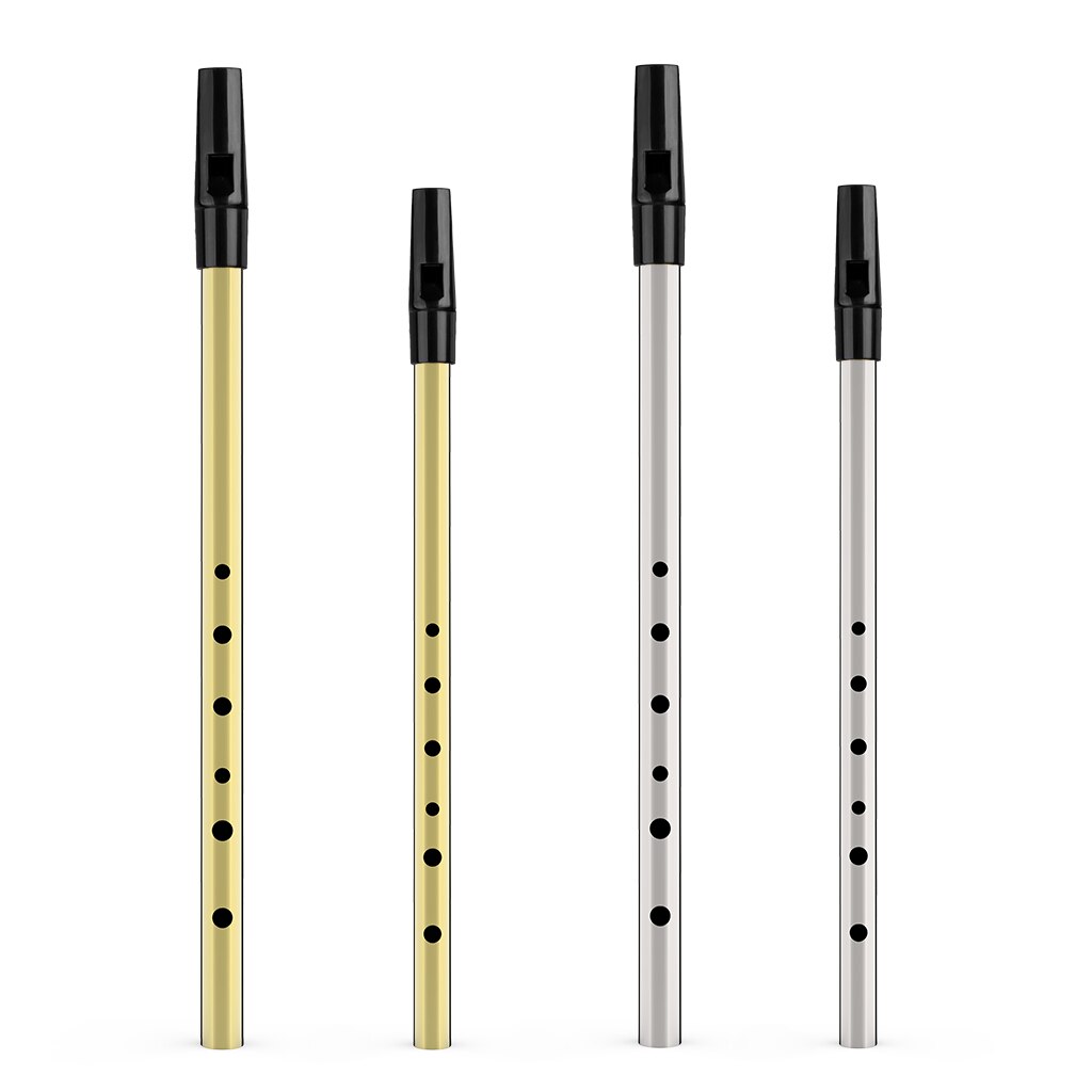 NAOMI 6Holes Brass Irish Whistle High C D Tone Tin Whistle Mouth Flute Penny Whistle Brass Whistle Gold Silver For Beginner