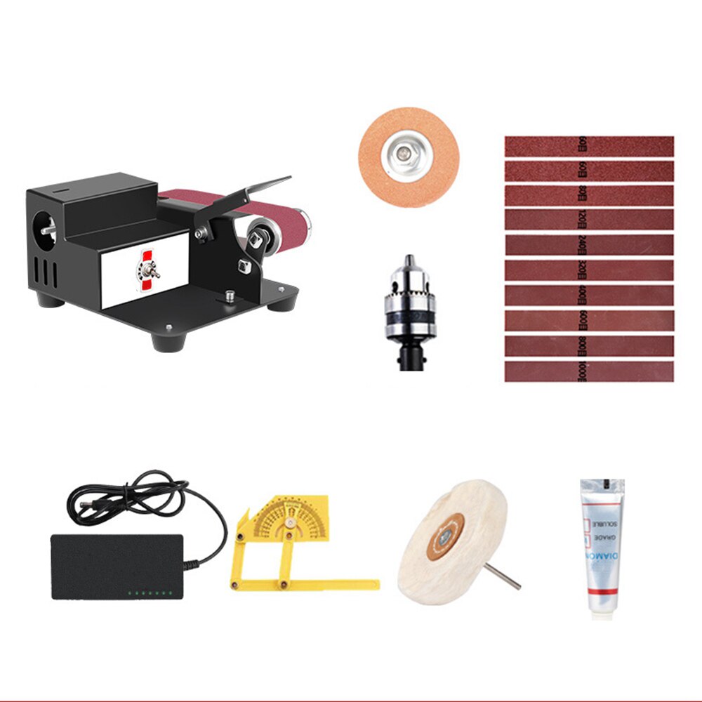 250W Multifunctional Mini Table Saw Bench Circular Saw Electric Desktop Saws Woodworking Cutter Tool DIY Polishing Machine: 17pcs