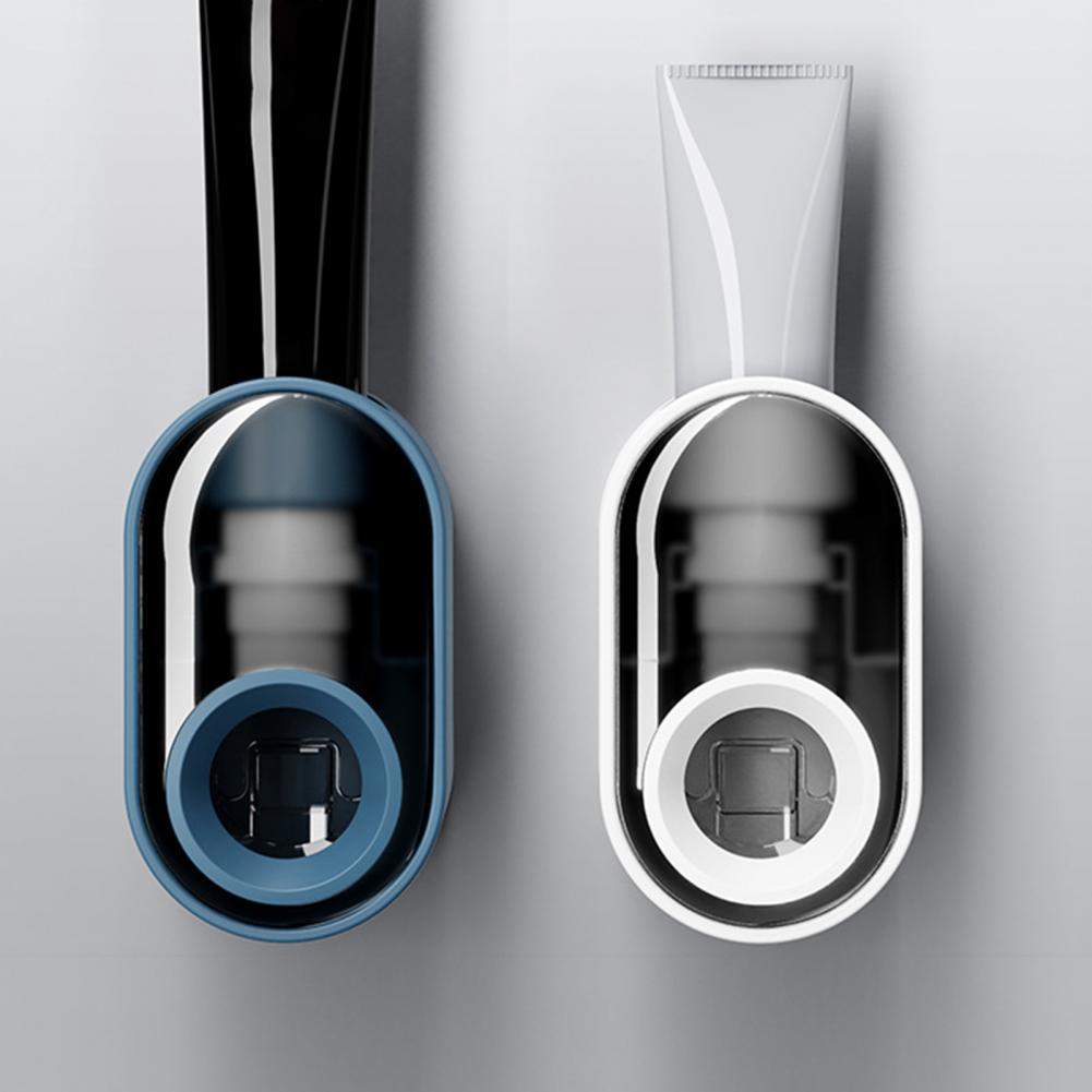 Wall Mounted Toothpaste Squeezer Waterproof PC Automatic Toothpaste Dispenser dispensador pasta dientes bathroom accessories