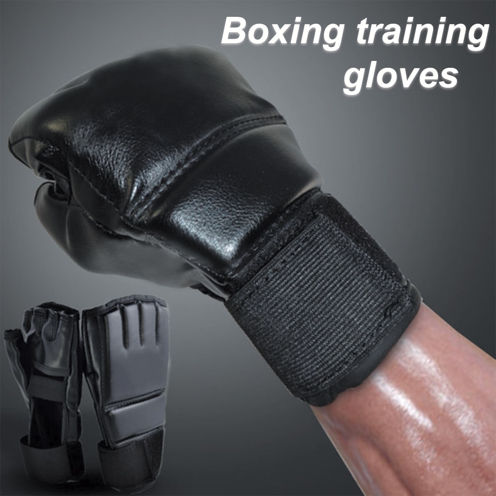 Sparring Grappling Boxing Gloves for Men Women PU Karate MuayThai Fighting Punch Training Mitts