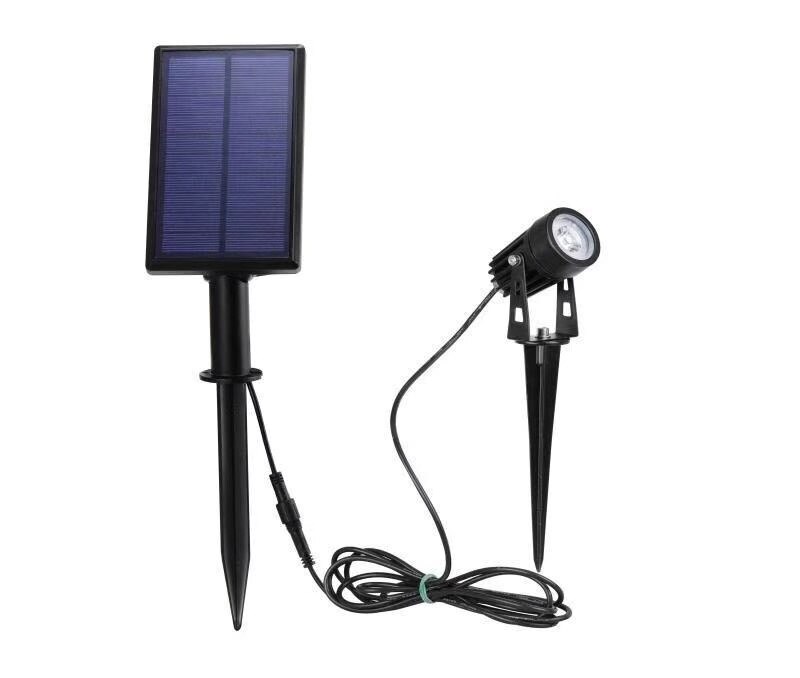 Solar Spotlight Waterproof IP65 Solar Powered LED Landscape Solar Lawn Lights Outdoor/Garden/Courtyard/Lawn/Backyard Lamps: A (1  light) / Warm Light