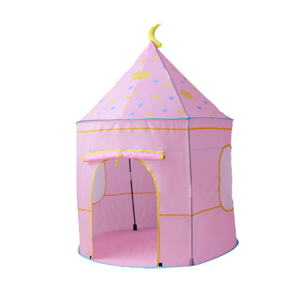 Kids Play Tent Toys Children Yurt Style Tent Children Playhouse Castle Play Tent For Indoor Outdoor Games: Pink