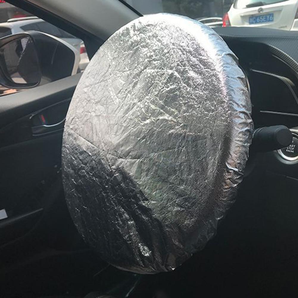 Protector solar para coche, cubierta para parabrisas, cubierta para parasol, cubierta trenzada para volante, bloqueador solar para GM