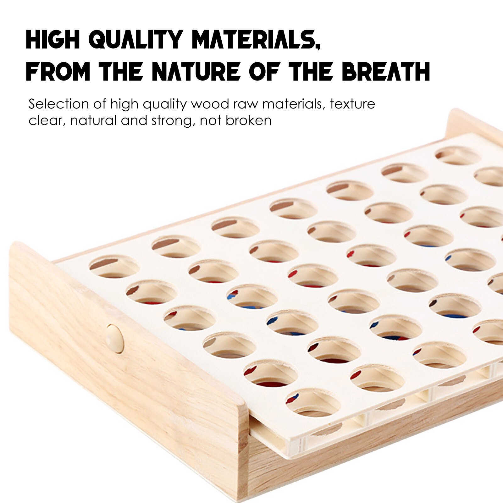 Houten Kid Schaken Boxed Drie-Dimensionale Vier-Aangesloten Schaken Dubbele Puzzel Student Schaken Educatief Speelgoed Ouder-Kind speelgoed